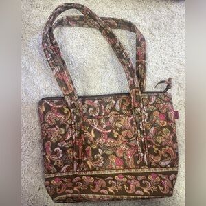 Maggi B Floral Tote Bag NWOT